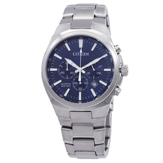 Chronograph Quartz Blue Dial Men'S Watch AN8170-59L